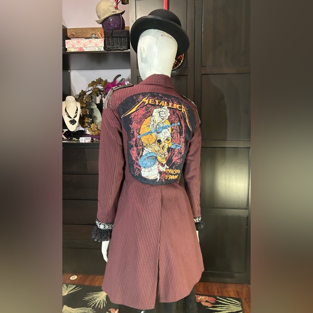 Handcrafted metallica jacket